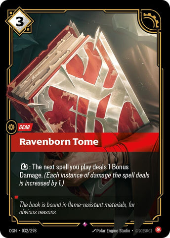 Image for Ravenborn Tome (032/298) (Origins) - Riftbound: League of Legends Trading Card Game
