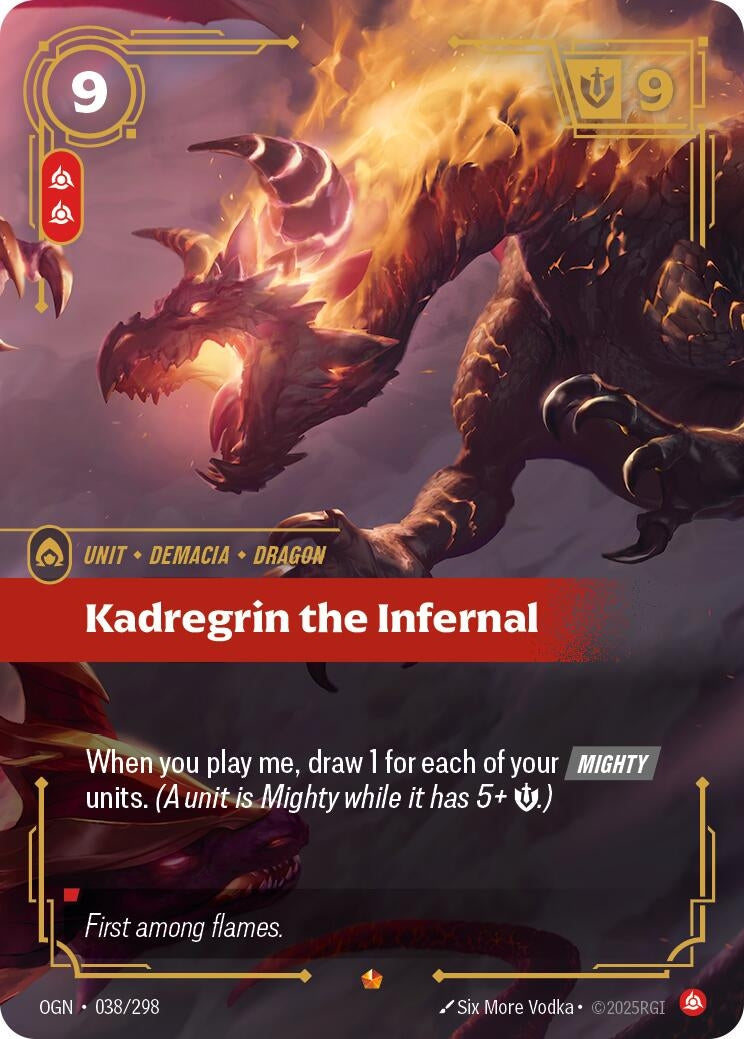 Image for Kadregrin the Infernal (038/298) (Origins) - Riftbound: League of Legends Trading Card Game