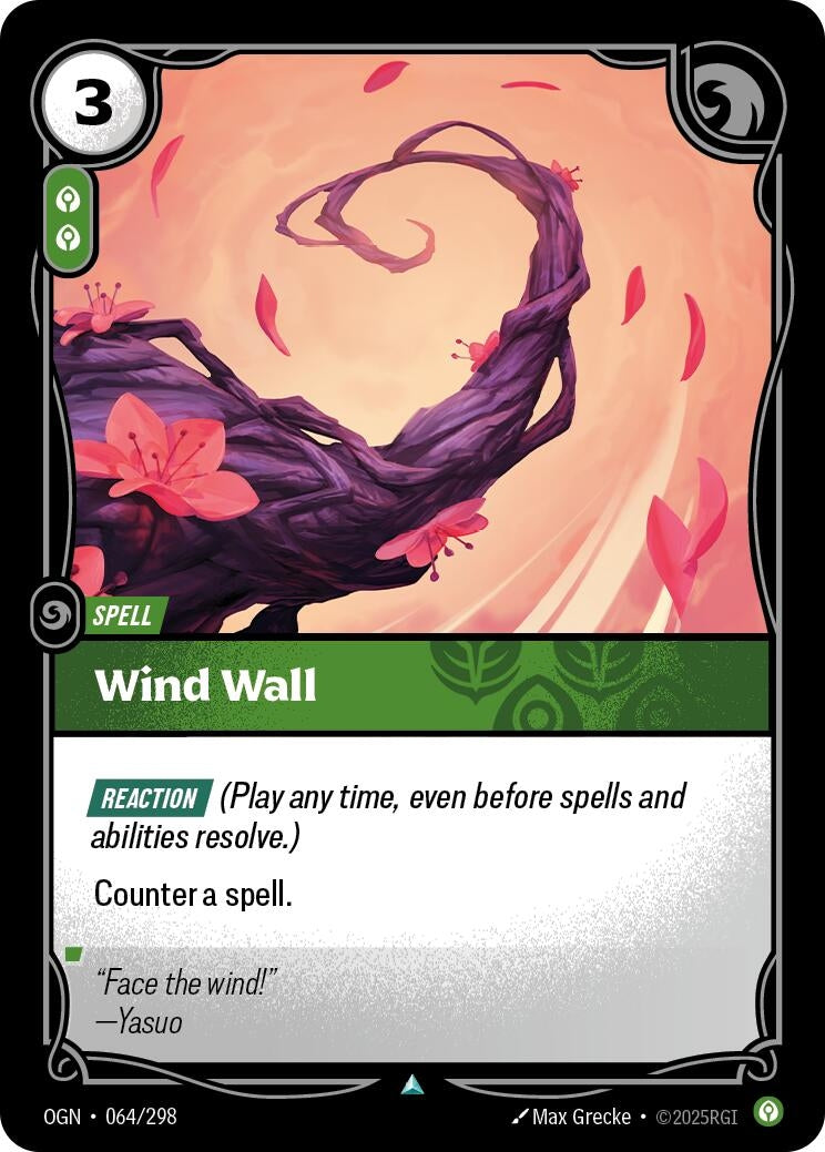 Image for Wind Wall (064/298) (Origins) - Riftbound: League of Legends Trading Card Game