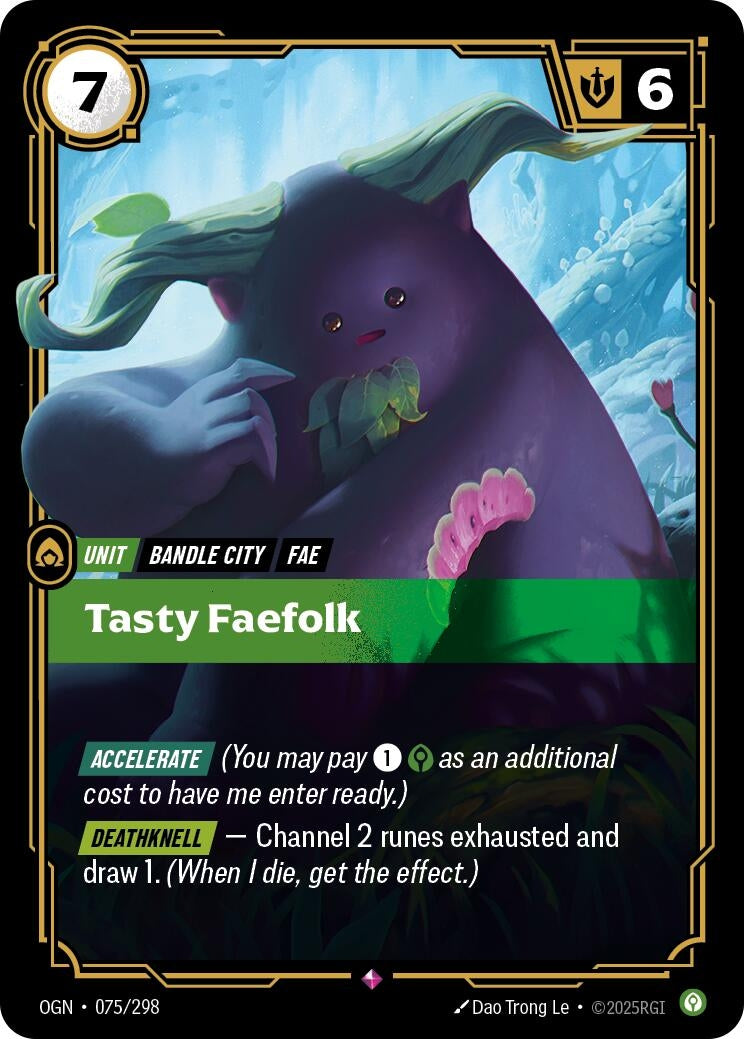 Image for Tasty Faefolk (075/298) (Origins) - Riftbound: League of Legends Trading Card Game