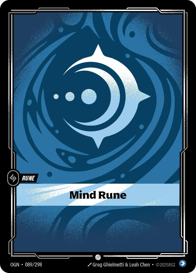 Image for Mind Rune (089/298) (Origins) - Riftbound: League of Legends Trading Card Game
