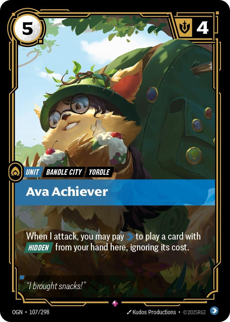 Image for Ava Achiever (107/298) (Origins) - Riftbound: League of Legends Trading Card Game