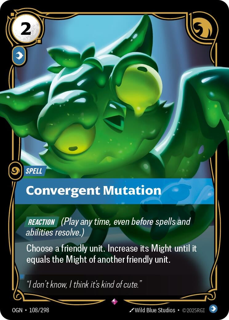 Image for Convergent Mutation (108/298) (Origins) - Riftbound: League of Legends Trading Card Game