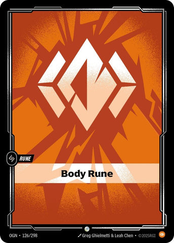 Image for Body Rune (126/298) (Origins) - Riftbound: League of Legends Trading Card Game