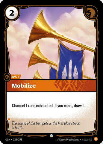 Image for Mobilize (134/298) (Origins) - Riftbound: League of Legends Trading Card Game