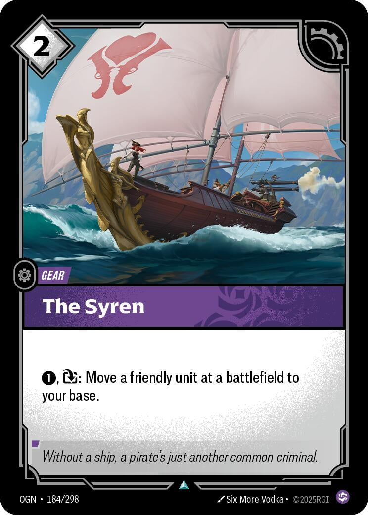 Image for The Syren (184/298) (Origins) - Riftbound: League of Legends Trading Card Game