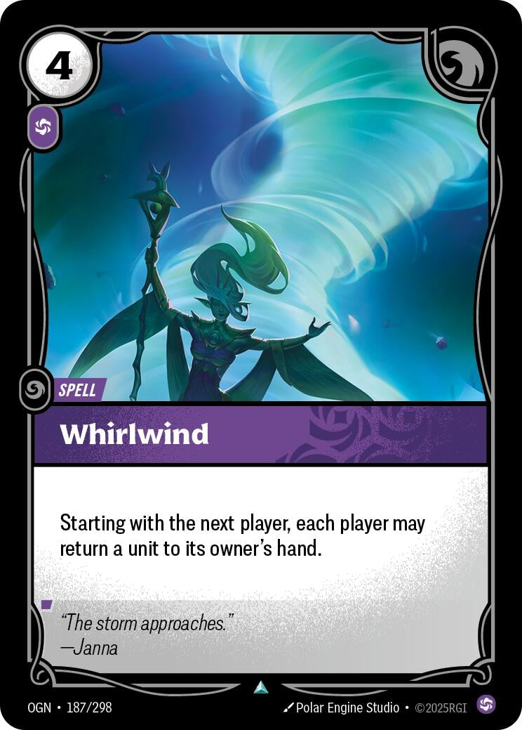 Image for Whirlwind (187/298) (Origins) - Riftbound: League of Legends Trading Card Game