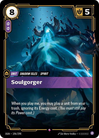 Image for Soulgorger (196/298) (Origins) - Riftbound: League of Legends Trading Card Game