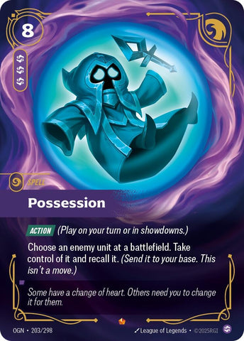Image for Possession (203/298) (Origins) - Riftbound: League of Legends Trading Card Game