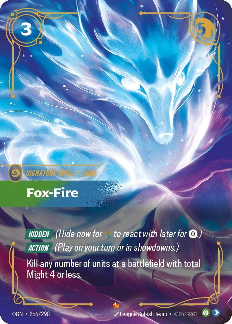Image for Fox-Fire (256/298) (Origins) - Riftbound: League of Legends Trading Card Game