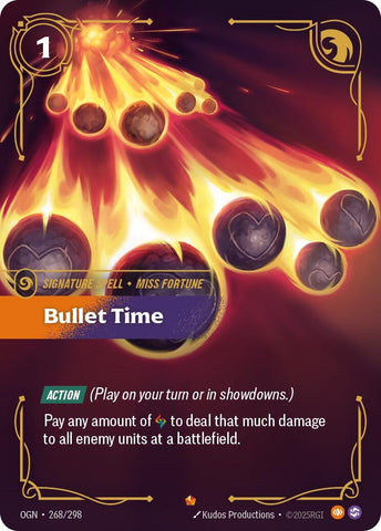 Image for Bullet Time (268/298) (Origins) - Riftbound: League of Legends Trading Card Game