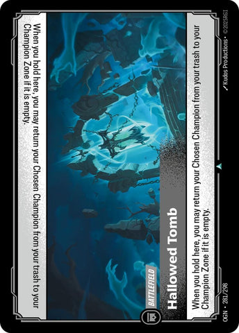 Image for Hallowed Tomb (281/298) (Origins) - Riftbound: League of Legends Trading Card Game