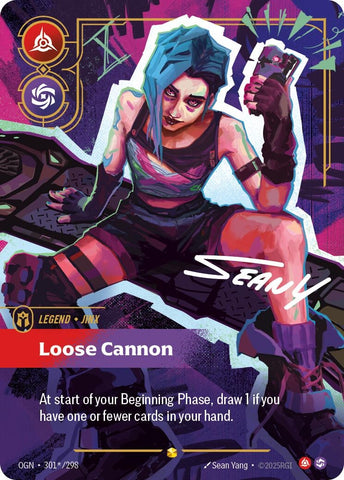 Image for Jinx - Loose Cannon (Alternate Art) (301*/298) (Origins) - Riftbound: League of Legends Trading Card Game