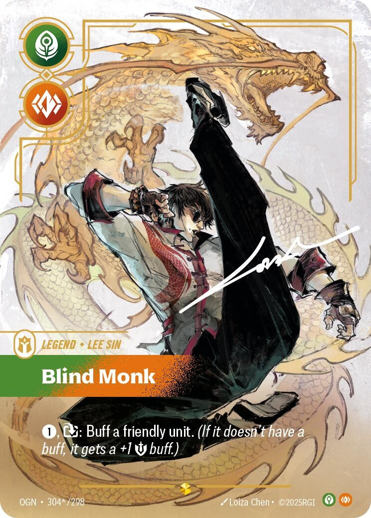 Image for Lee Sin - Blind Monk (Alternate Art) (304*/298) (Origins) - Riftbound: League of Legends Trading Card Game
