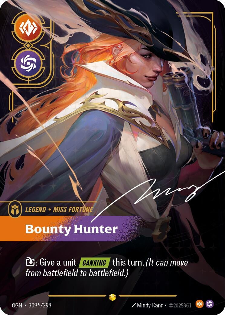 Image for Miss Fortune - Bounty Hunter (Alternate Art) (309*/298) (Origins) - Riftbound: League of Legends Trading Card Game