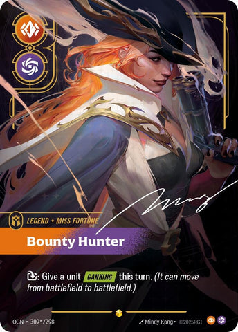 Image for Miss Fortune - Bounty Hunter (Alternate Art) (309*/298) (Origins) - Riftbound: League of Legends Trading Card Game