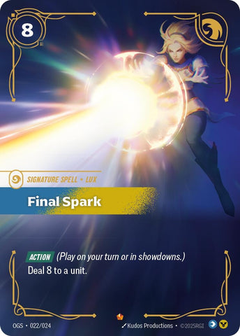 Image for Final Spark (022/024) (Origins: Proving Grounds) - Riftbound: League of Legends Trading Card Game