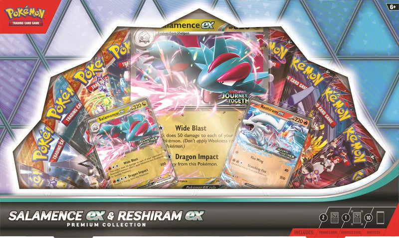 Salamence ex & Reshiram ex Premium Collection ( pre order)