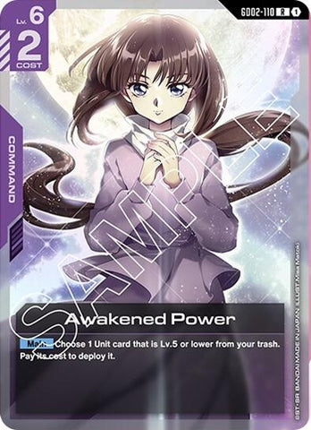 Image for Awakened Power (GD02-110) (Dual Impact) - Gundam Card Game