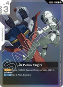 Image for A New Sign (GD02-117) (Dual Impact) - Gundam Card Game