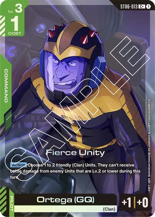 Image for Fierce Unity (C+) (ST06-013) (Starter Deck 06: Clan Unity) - Gundam Card Game
