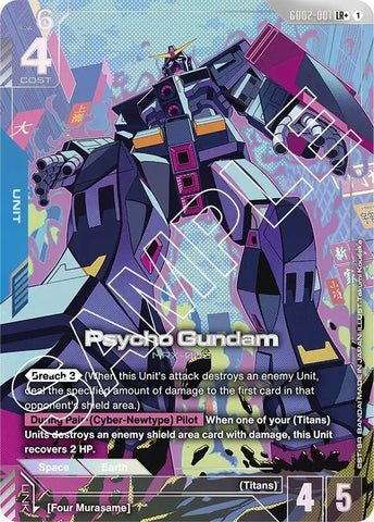 Image for Psycho Gundam (LR+) (GD02-001) (Dual Impact) - Gundam Card Game