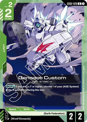Image for Genoace Custom (GD02-026) (Dual Impact) - Gundam Card Game