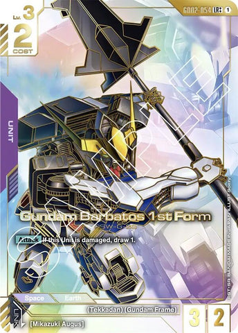 Image for Gundam Barbatos 1st Form (LR++) (GD02-054) (Dual Impact) - Gundam Card Game