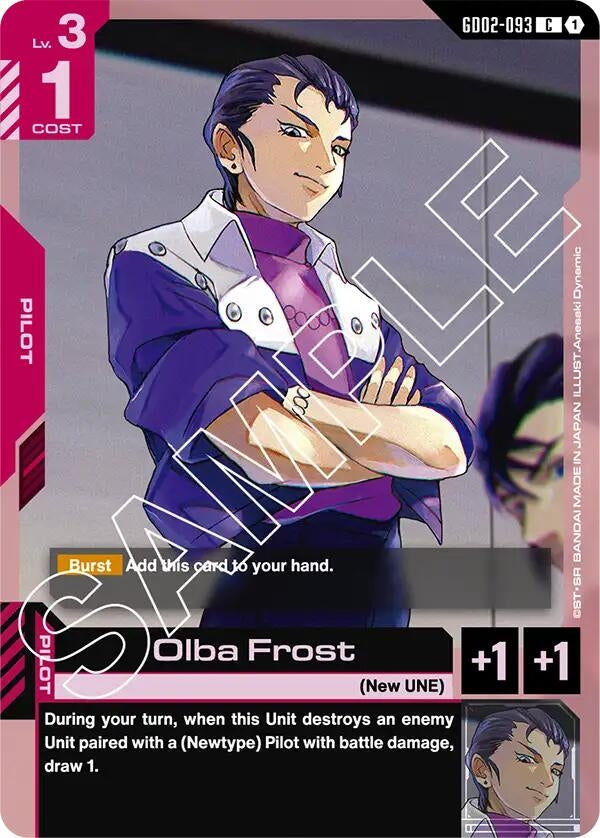 Image for Olba Frost (GD02-093) (Dual Impact) - Gundam Card Game