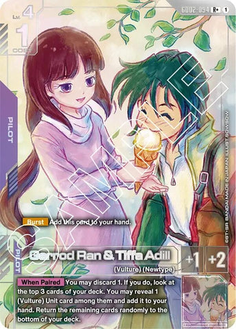 Image for Garrod Ran & Tiffa Adill (R+) (GD02-094) (Dual Impact) - Gundam Card Game