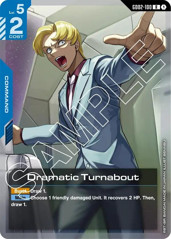 Image for Dramatic Turnabout (GD02-100) (Dual Impact) - Gundam Card Game