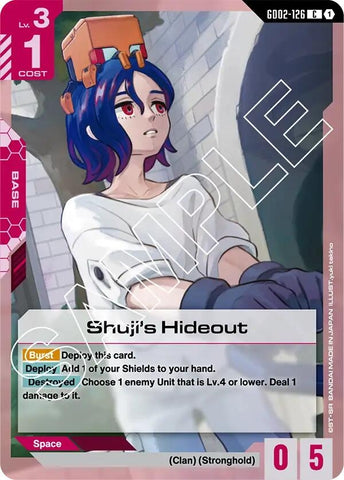 Image for Shuji's Hideout (GD02-126) (Dual Impact) - Gundam Card Game