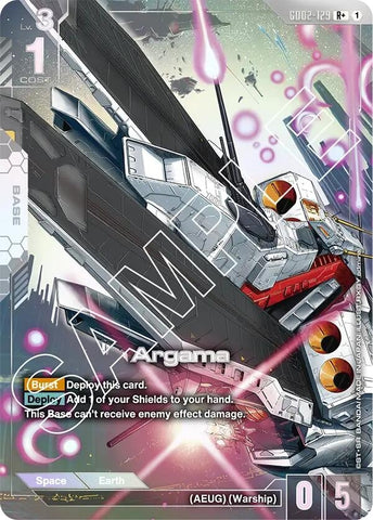 Image for Argama (R+) (GD02-129) (Dual Impact) - Gundam Card Game