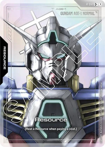 Image for Resource (R-012) (C+) (R-012) (Dual Impact) - Gundam Card Game