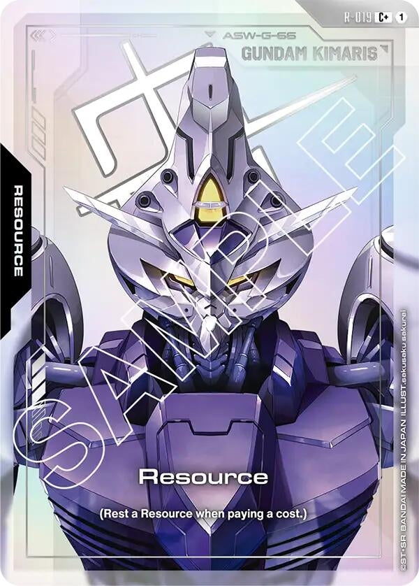 Image for Resource (R-019) (C+) (R-019) (Dual Impact) - Gundam Card Game