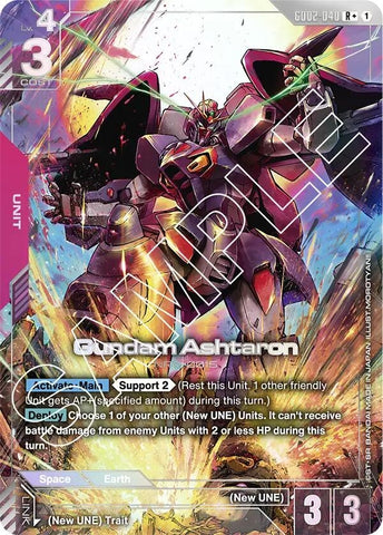 Image for Gundam Ashtaron (R+) (GD02-040) (Dual Impact) - Gundam Card Game