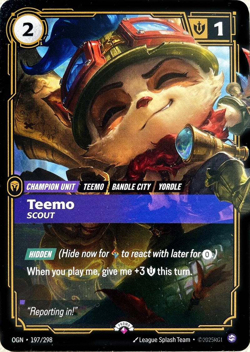 Image for Teemo - Scout (197/298) (Riftbound Promotional Cards) - Riftbound: League of Legends Trading Card Game