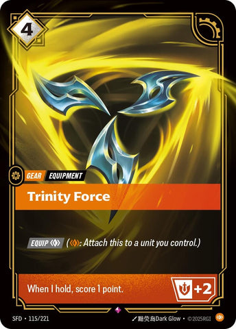 Image for Trinity Force (115/221) (Spiritforged) - Riftbound: League of Legends Trading Card Game