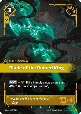 Image for Blade of the Ruined King (178/221) (Spiritforged) - Riftbound: League of Legends Trading Card Game