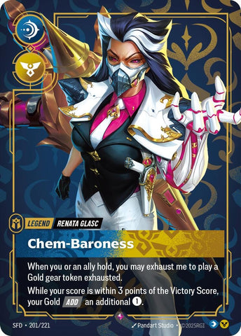 Image for Renata Glasc - Chem-Baroness (201/221) (Spiritforged) - Riftbound: League of Legends Trading Card Game