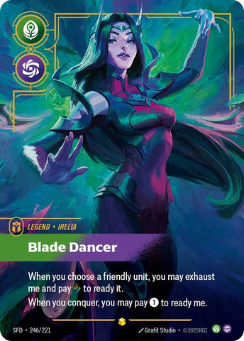 Image for Irelia - Blade Dancer (Overnumbered) (246/221) (Spiritforged) - Riftbound: League of Legends Trading Card Game