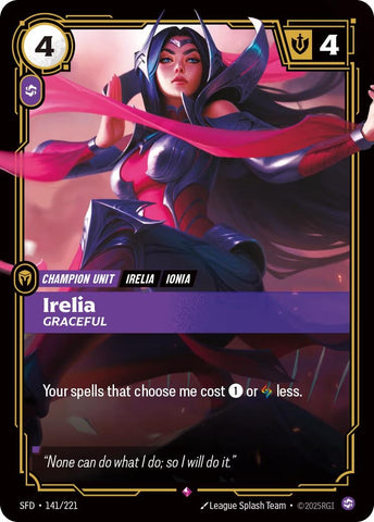 Irelia - Graceful (141/221) (Spiritforged)