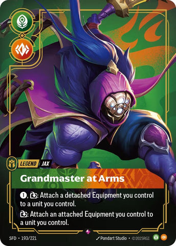 Image for Jax - Grandmaster At Arms (193/221) (Spiritforged) - Riftbound: League of Legends Trading Card Game