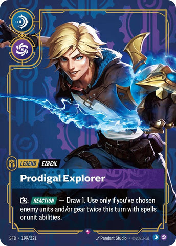 Image for Ezreal - Prodigal Explorer (199/221) (Spiritforged) - Riftbound: League of Legends Trading Card Game