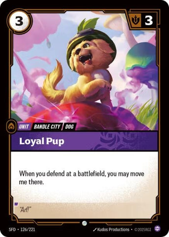 Image for Loyal Pup (126/221) (Spiritforged) - Riftbound: League of Legends Trading Card Game