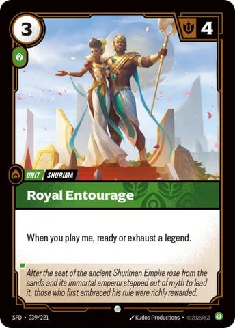 Image for Royal Entourage (039/221) (Spiritforged) - Riftbound: League of Legends Trading Card Game