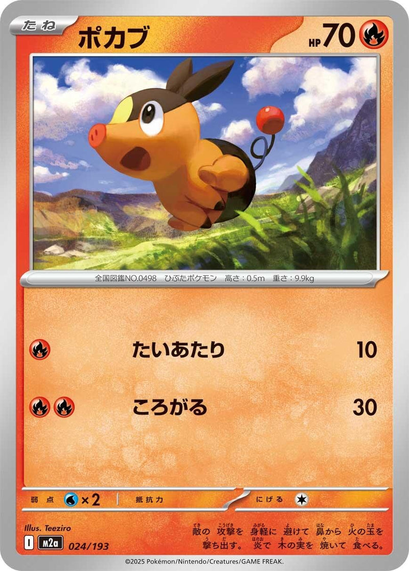 Image for Tepig (024/193) (M2a: High Class Pack: MEGA Dream ex) - Pokemon Japan