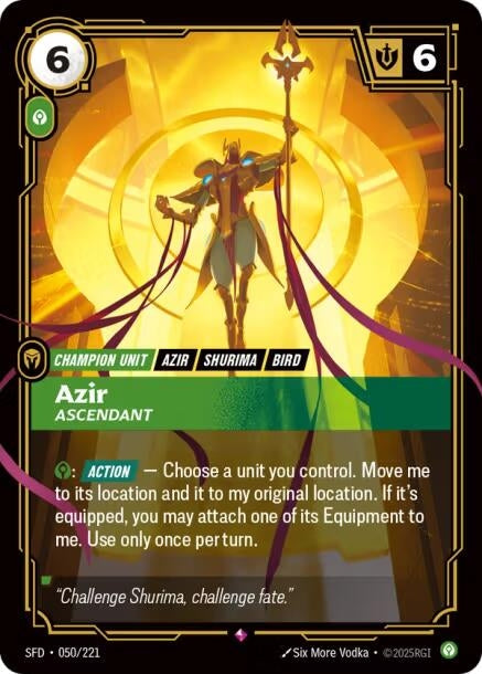 Azir - Ascendant (050/221) (Spiritforged)