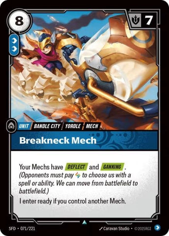 Image for Breakneck Mech (071/221) (Spiritforged) - Riftbound: League of Legends Trading Card Game