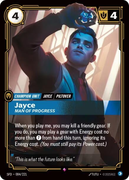 Jayce - Man of Progress (084/221) (Spiritforged)
